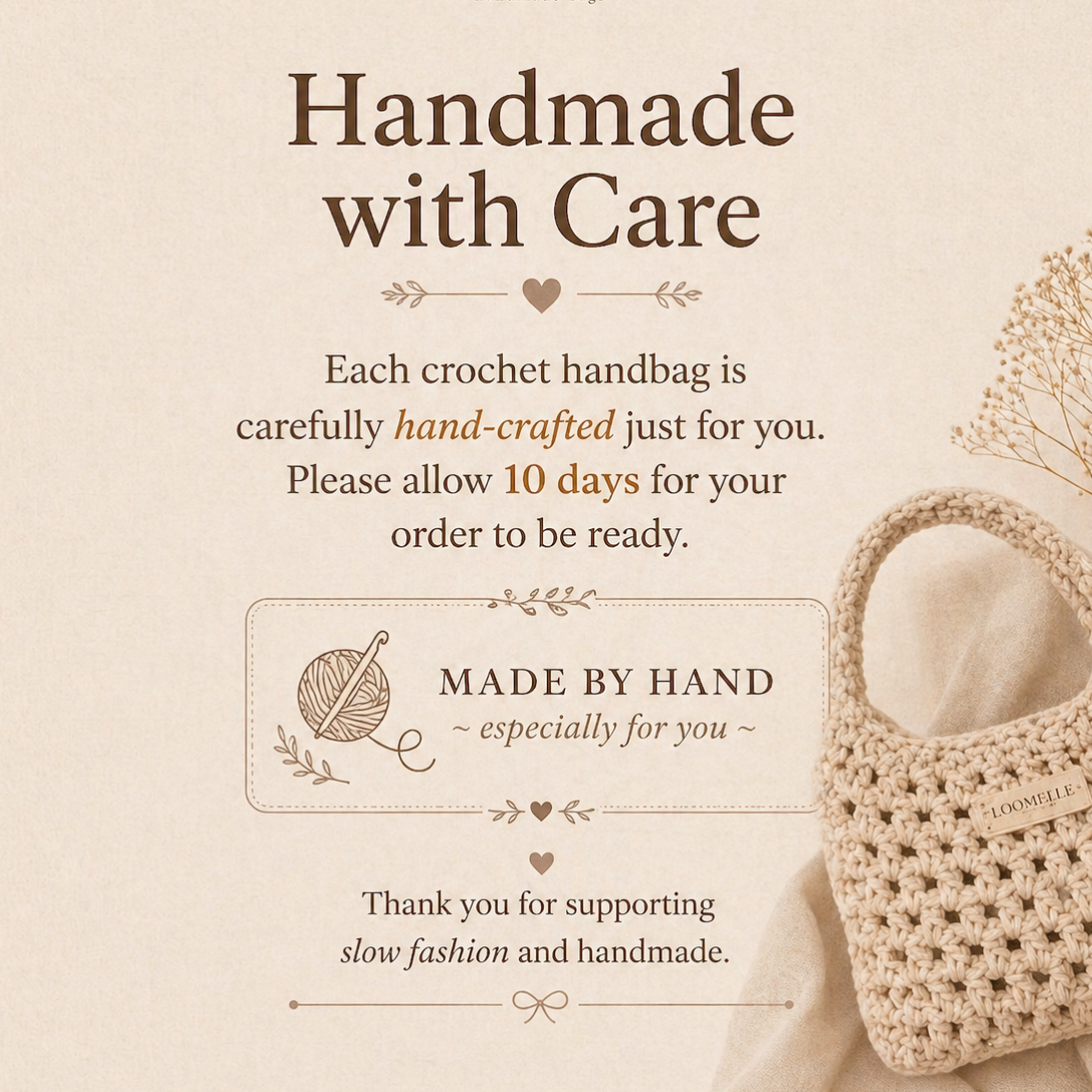 The Bloom Crochet Handbag